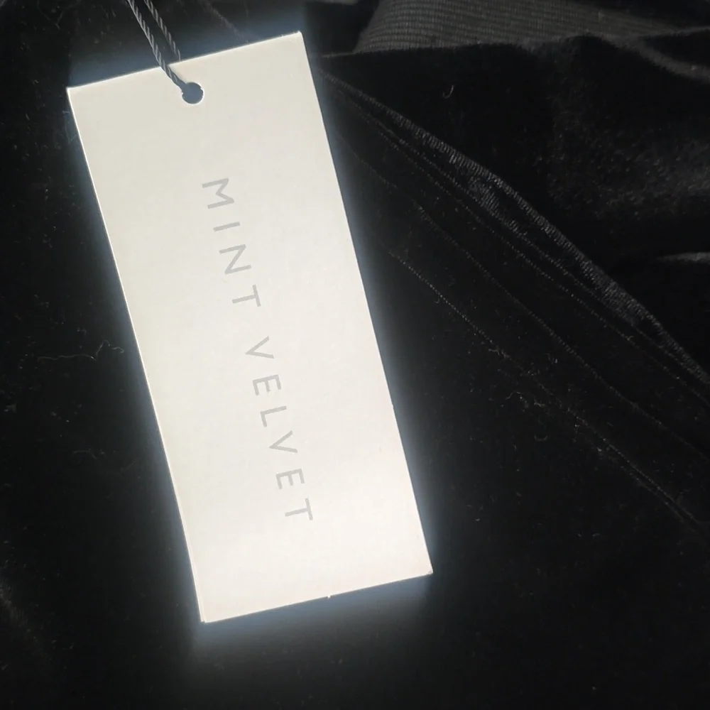 NWT Velvet Black Wide Trousers by MINT VELVET Brand - Picture 4 of 6